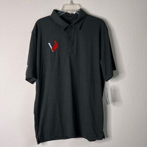 Spyder Men’s Black and Red Polo Shirt Classic Style NWT